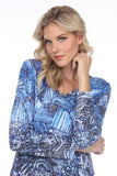 Falyn Top L/S - Ice Ornaments - CARINE