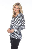 Falyn Top L/S - Dot Swirl - CARINE