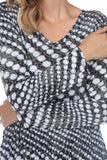 Falyn Top L/S - Dot Swirl - CARINE