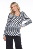 Falyn Top L/S - Dot Swirl - CARINE