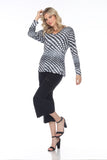 Falyn Top L/S - Dot Swirl - CARINE