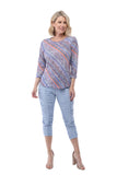 Round-Neck Top - Native Beads - CARINE