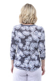 Round-Neck Top - Bubbles - CARINE