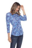 Round-Neck Top - Numbers & Letters - CARINE