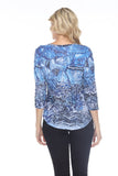 Round-Neck Top - Ice Ornaments - CARINE