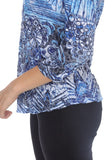 Round-Neck Top - Ice Ornaments - CARINE