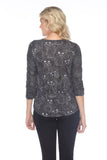 Round-Neck Top - Pattern Cats - CARINE