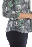Round-Neck Top - Emerald Stones - CARINE