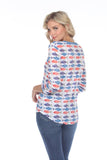 Round-Neck Top - Color Fish - CARINE