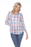 Round-Neck Top - Color Fish - CARINE