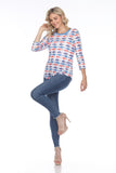 Round-Neck Top - Color Fish - CARINE