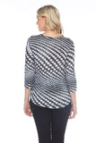 Round-Neck Top - Dot Swirl - CARINE