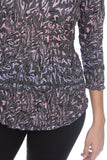 Round-Neck Top - Ombre Letters - CARINE