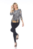 Round-Neck Top - Circuits - CARINE