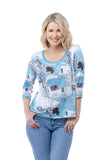 Jayne Top - Winter Cabin - CARINE