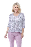 Jayne Top - Pink Tiger - CARINE