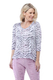 Jayne Top - Pink Tiger - CARINE