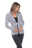 Elle Cardigan - Zebra Pattern - CARINE