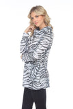 Natalia Top - White Tiger - CARINE