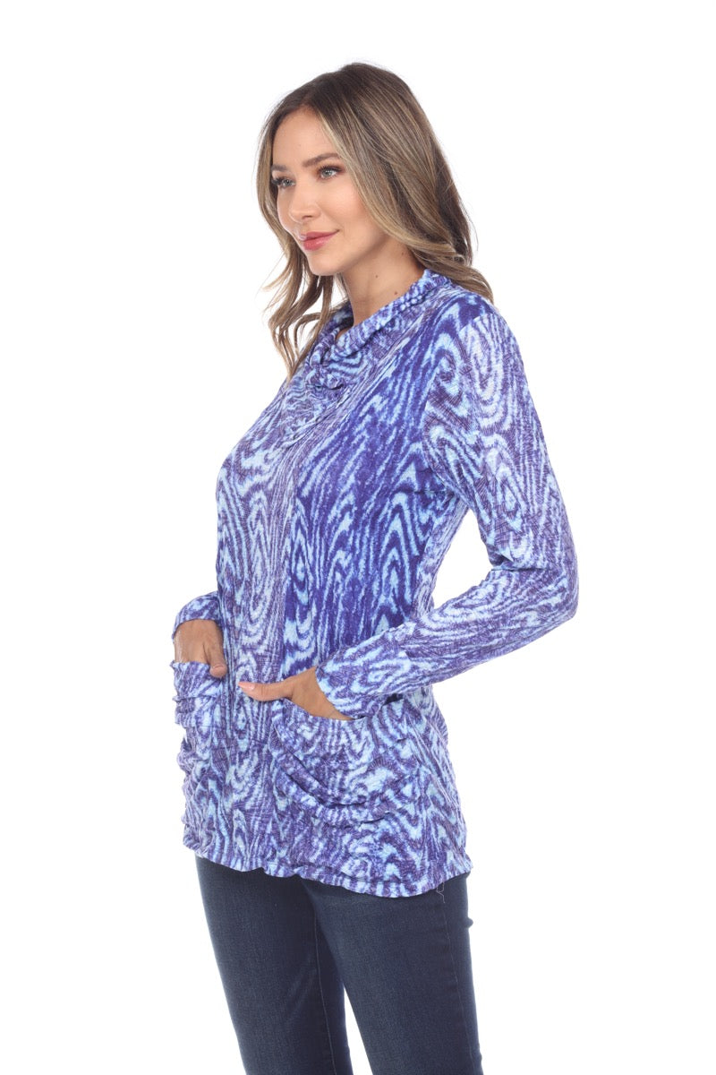 Jocelyn Top - Cobalt Wave – CARINE