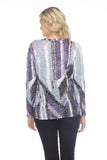 Pauline Top L/S - Mint Slash - CARINE