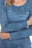 Sara Top - Blue - CARINE